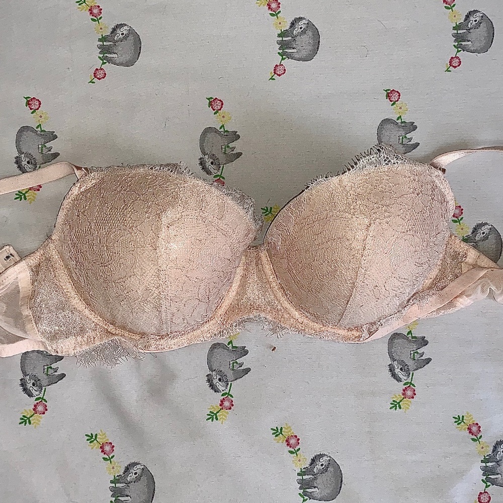 Shimmering Pink frilled Victoria’s Secret 34C Bra